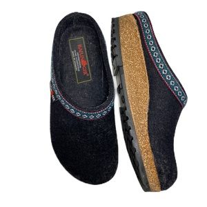 Haflinger Classic Grizzly Wool Clog Size US 5.5-6 EU 36